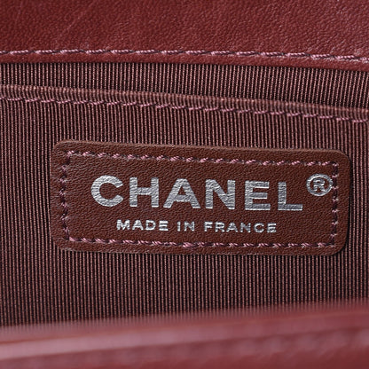 Chanel Lambskin Medium Celtic Boy Flap Burgundy 6 of 7