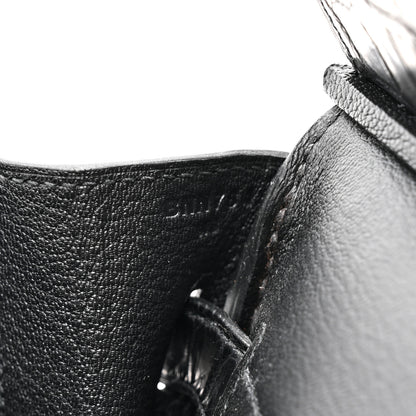 Hermes Togo Matte Niloticus Crocodile Birkin Touch 30 Black 6 of 11
