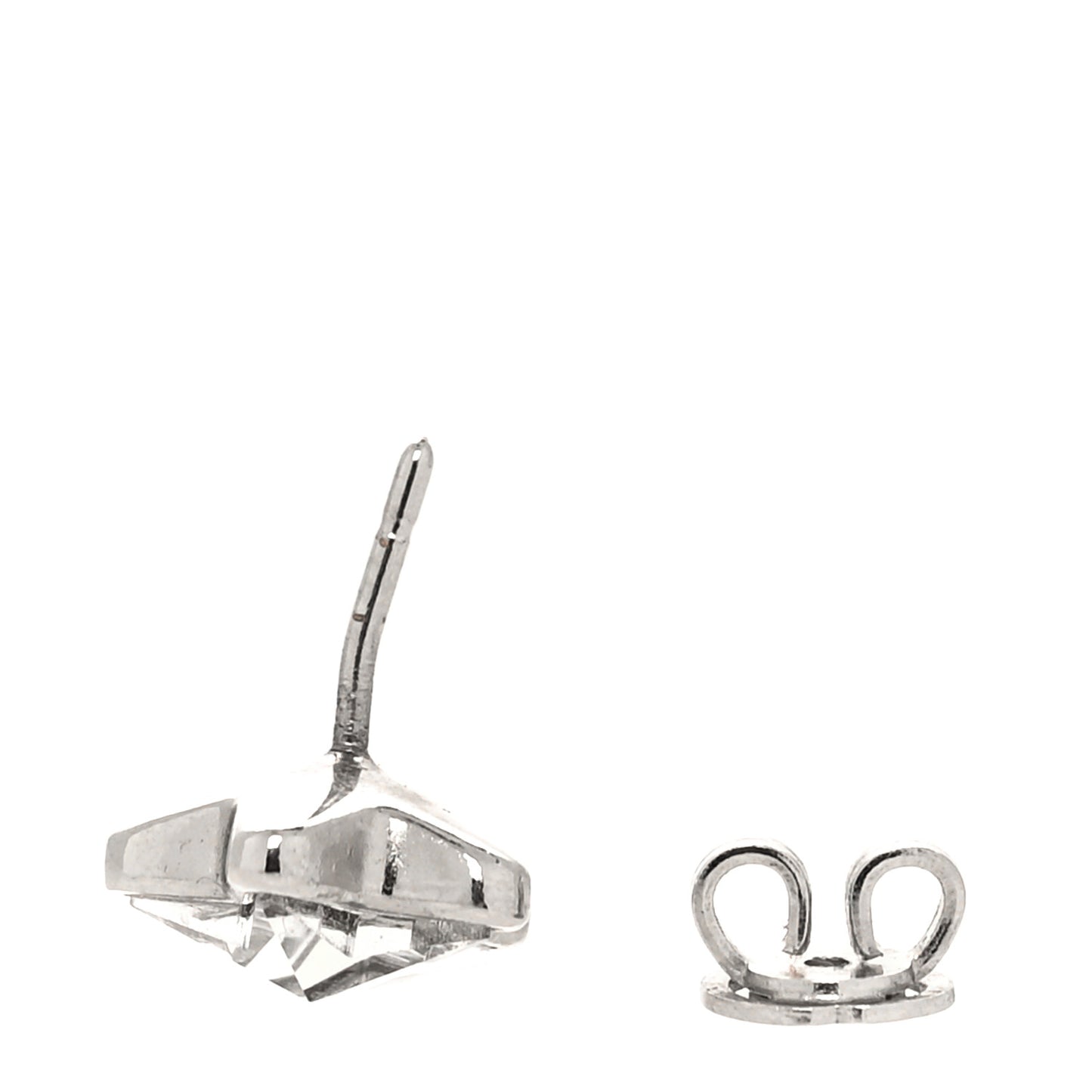 Crystal Star Logo Single Earring Silver