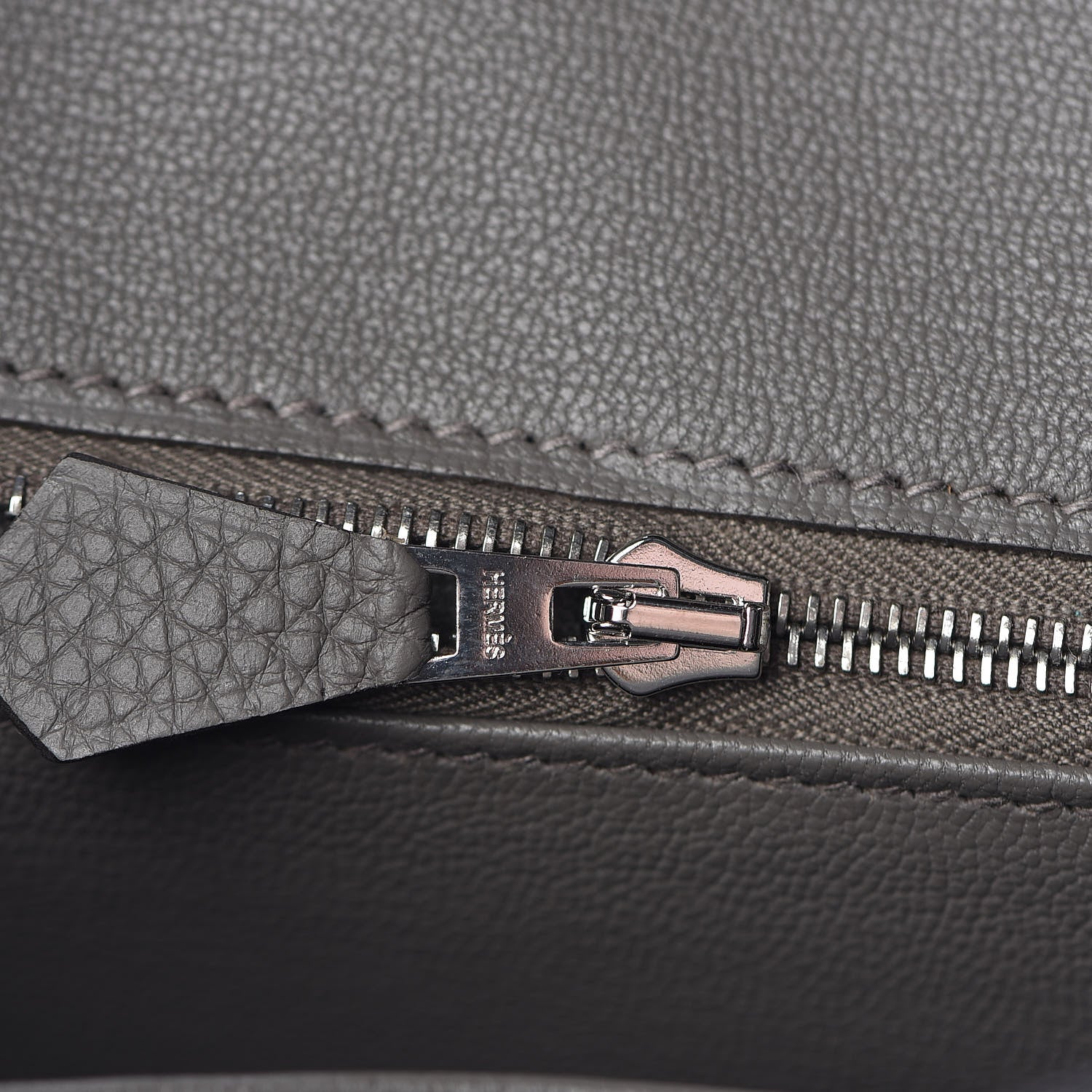 Hermes Togo Birkin 25 Etain 22 of 34