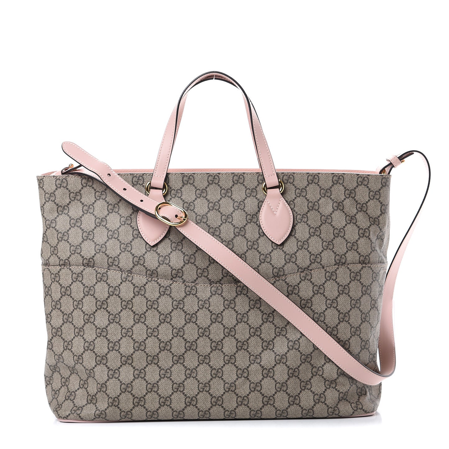 Soft GG Supreme Monogram Diaper Bag Pink