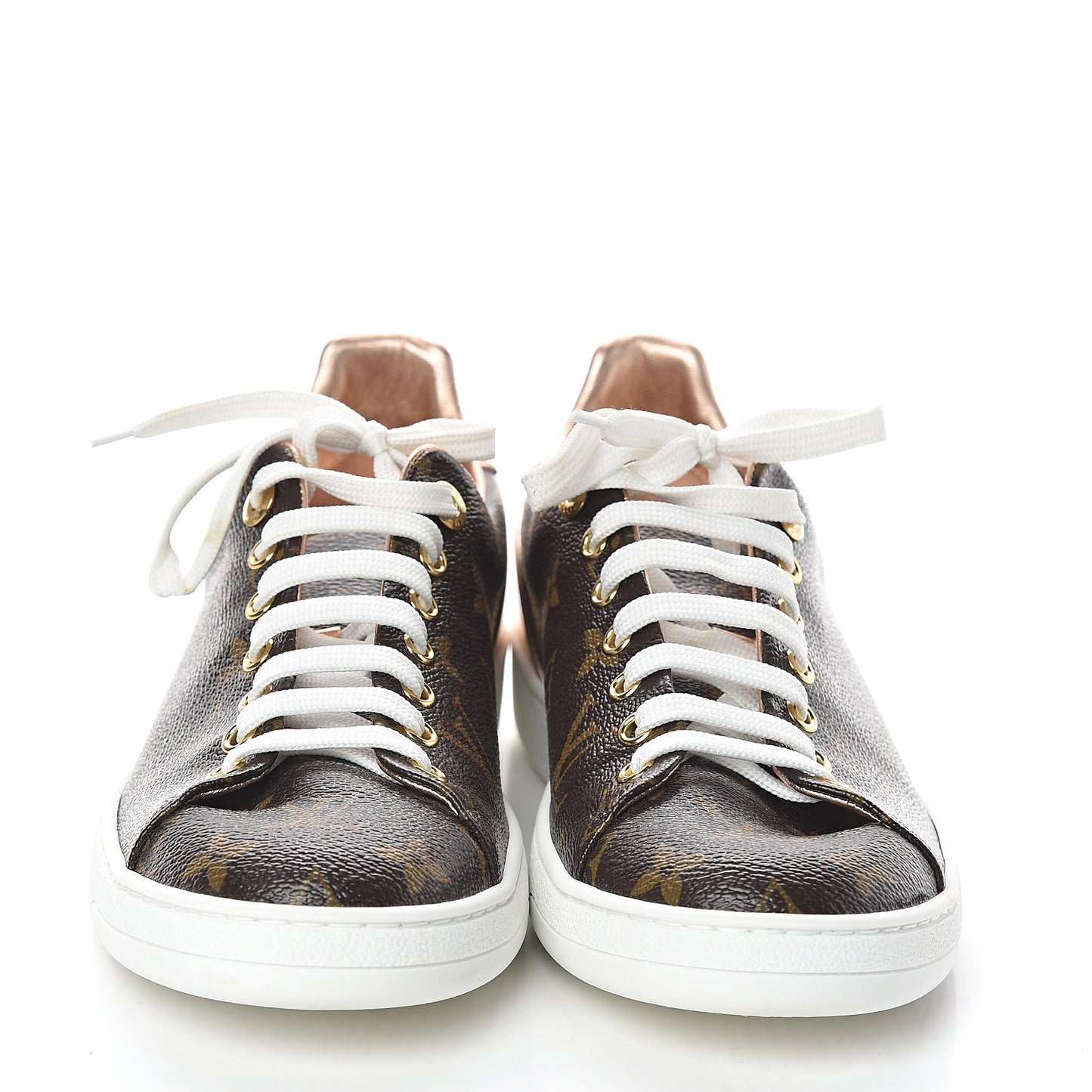 Patent Monogram Frontrow Sneakers 40