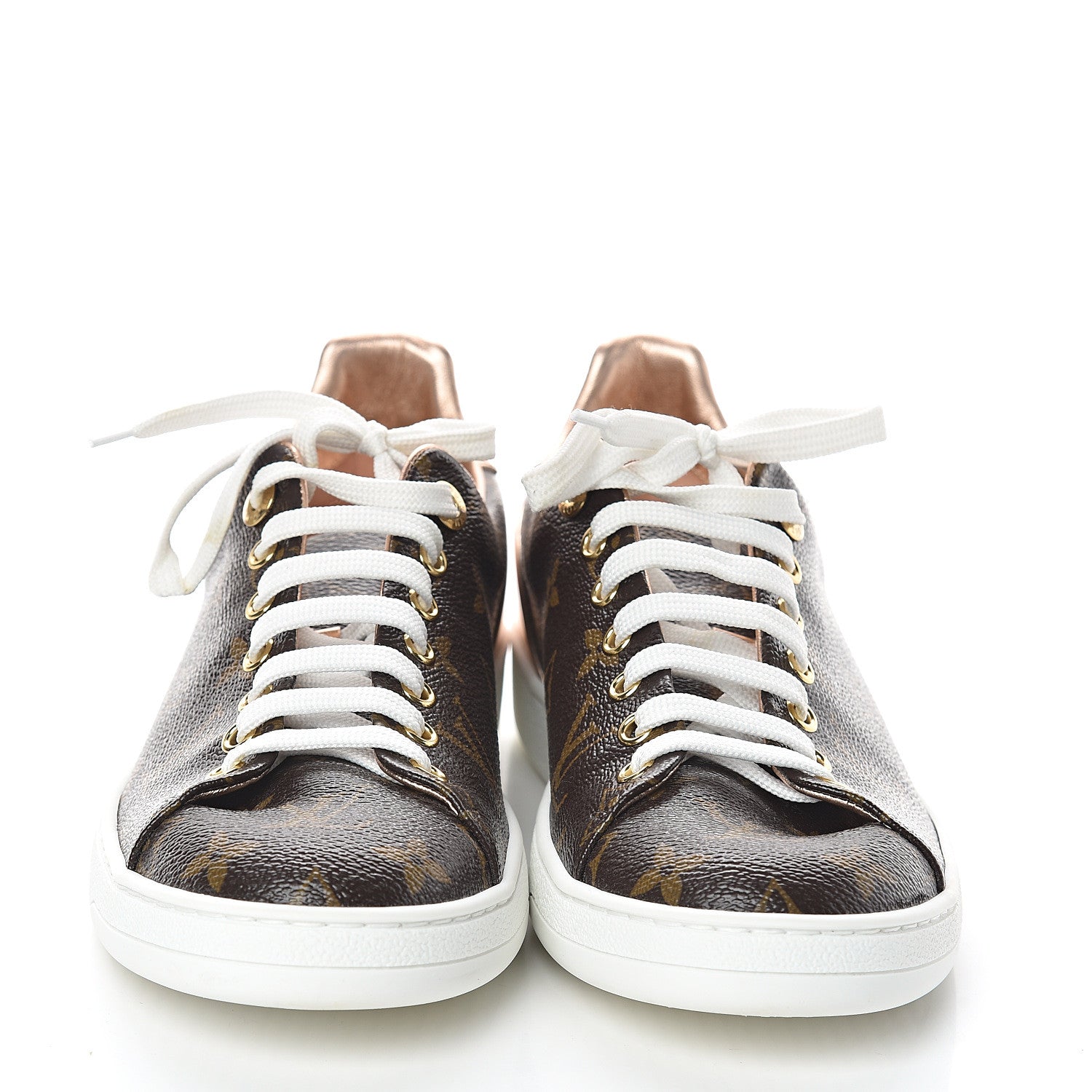 Louis Vuitton Patent Monogram Frontrow Sneakers 40 2 of 7