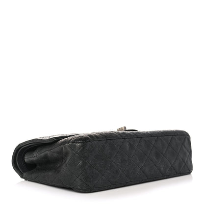 Chanel Washed Caviar Quilted 2.55 Reissue 225 Bijoux Chain Flap Black 4 of 15