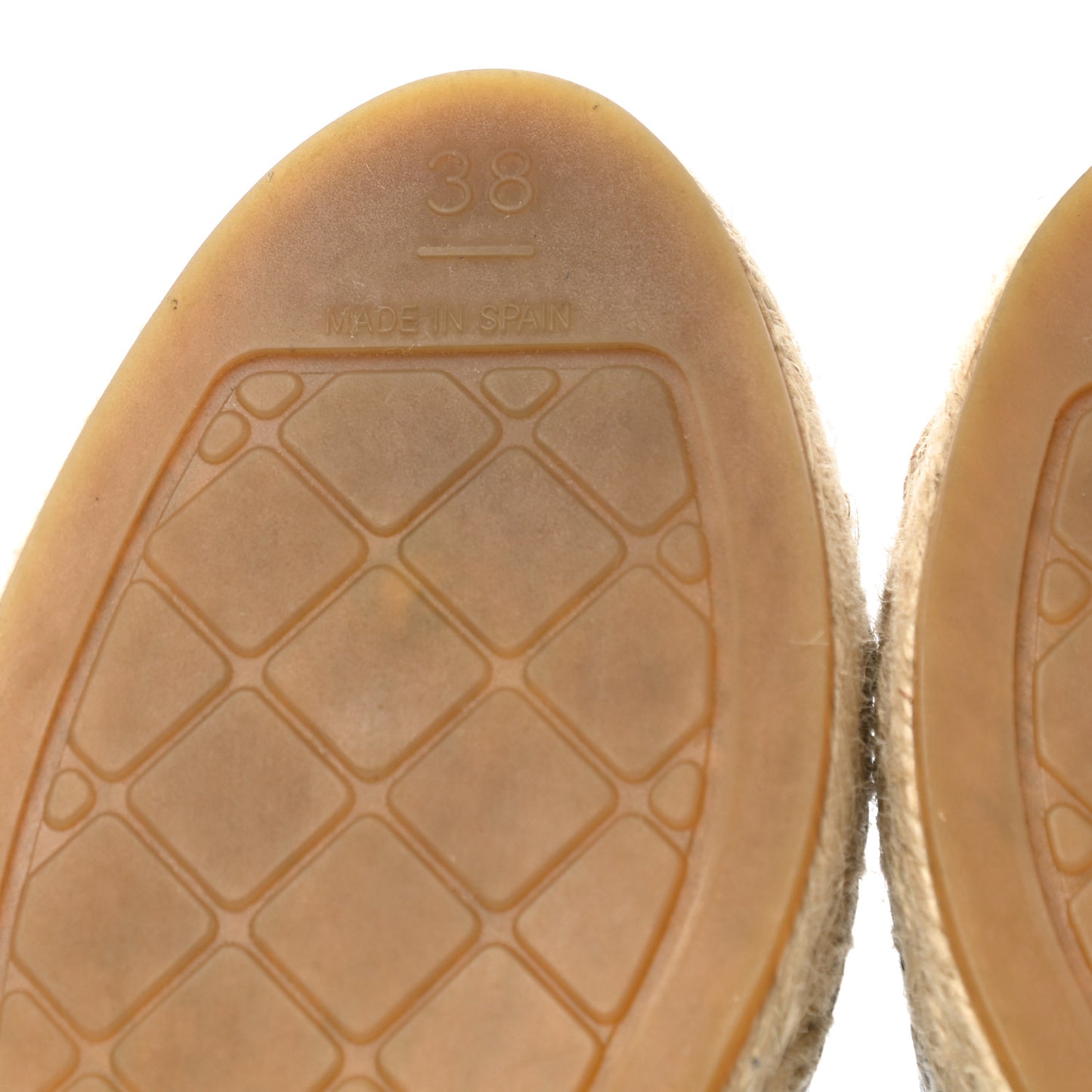 Lambskin CC Espadrilles 38 Black