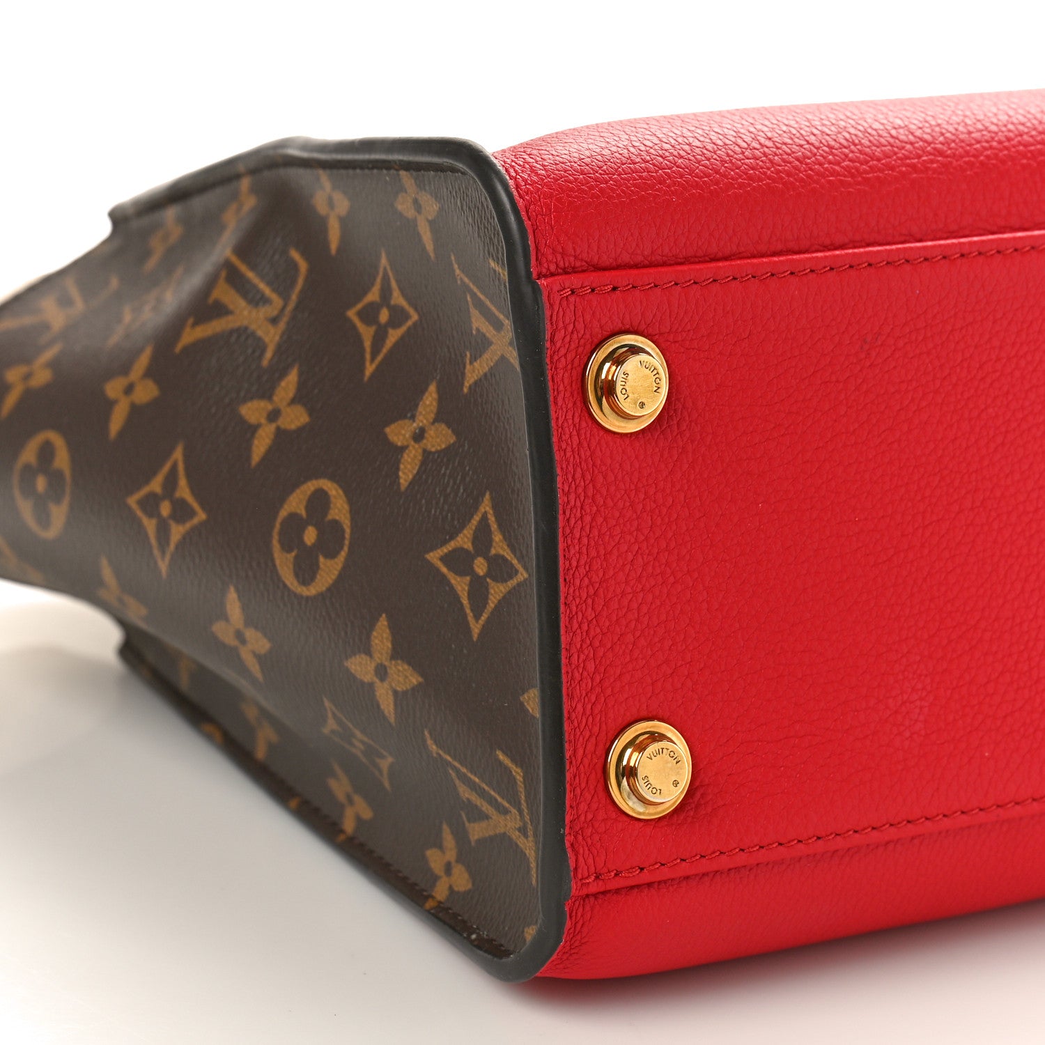 Louis Vuitton Calfskin Monogram On My Side Pirate Red 8 of 9