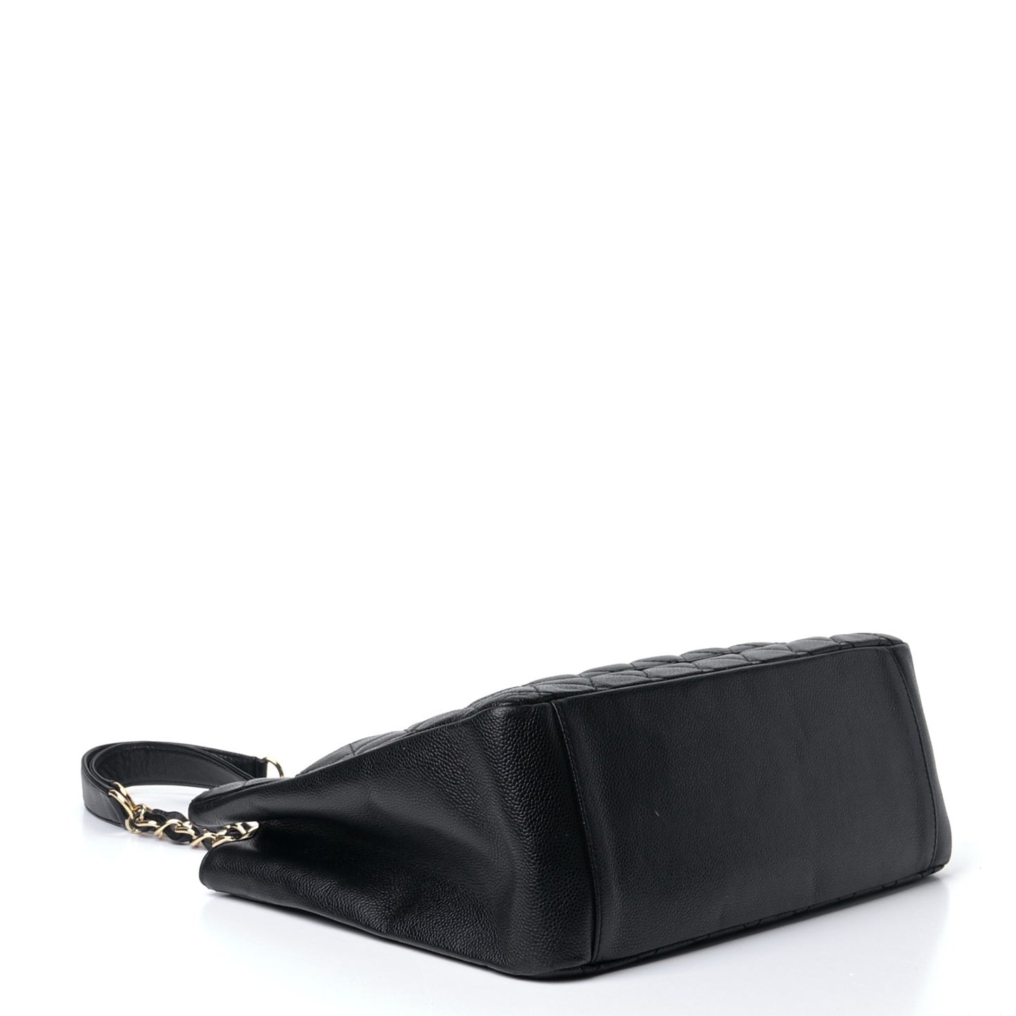 Caviar Quilted Grand Shopping Tote GST Black