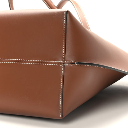 Burberry Calfskin Monogram Motif TB Medium Soft Tote Brown 9 of 9