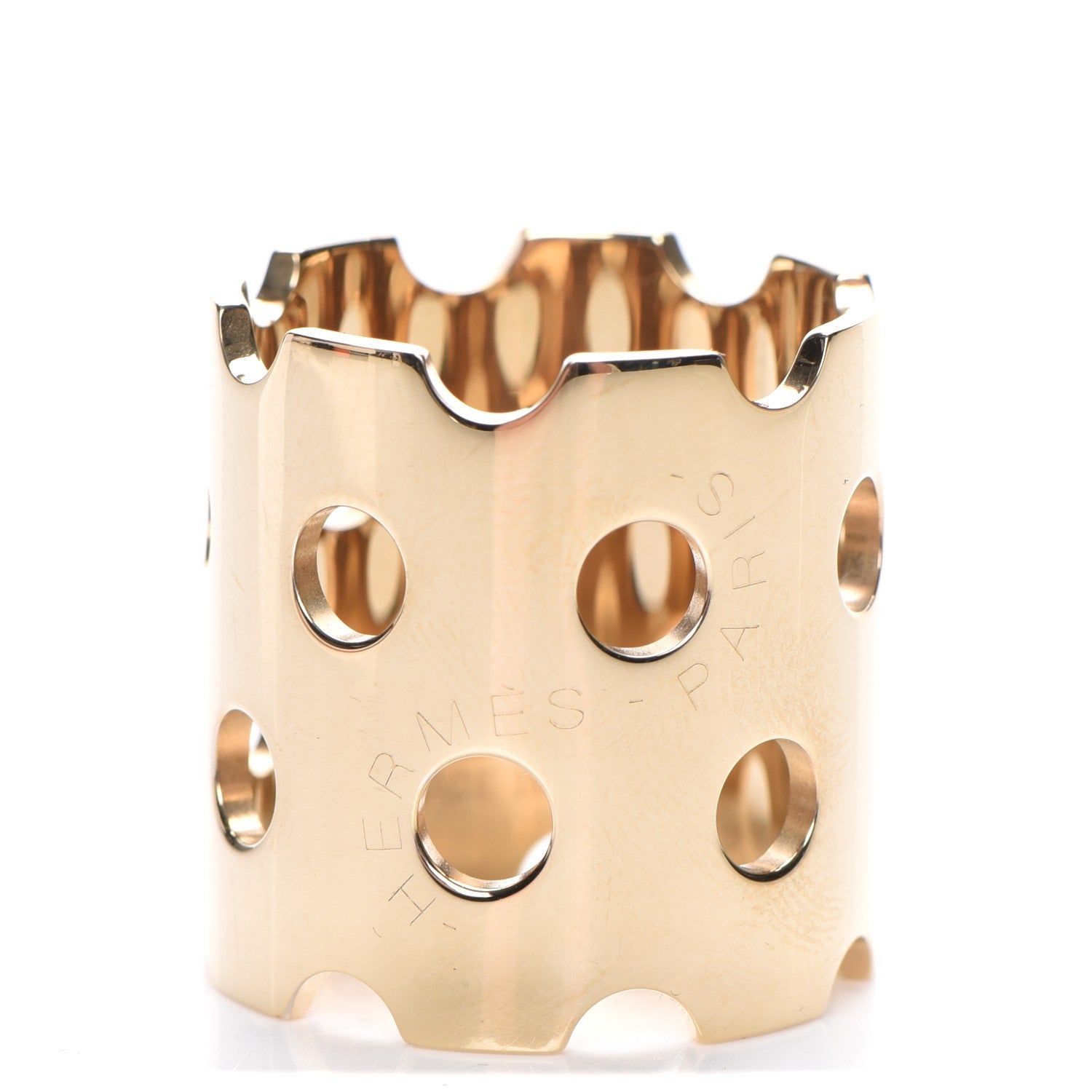 Hermes Permabrass Perfore Scarf Ring 1 of 5