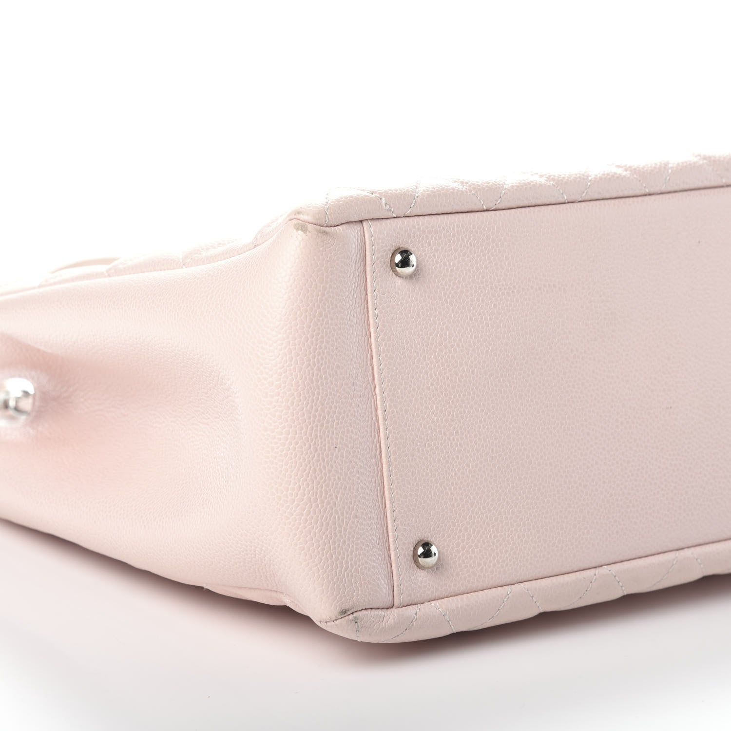 Chanel Caviar XL Grand Shopping Tote GST Light Pink 9 of 10