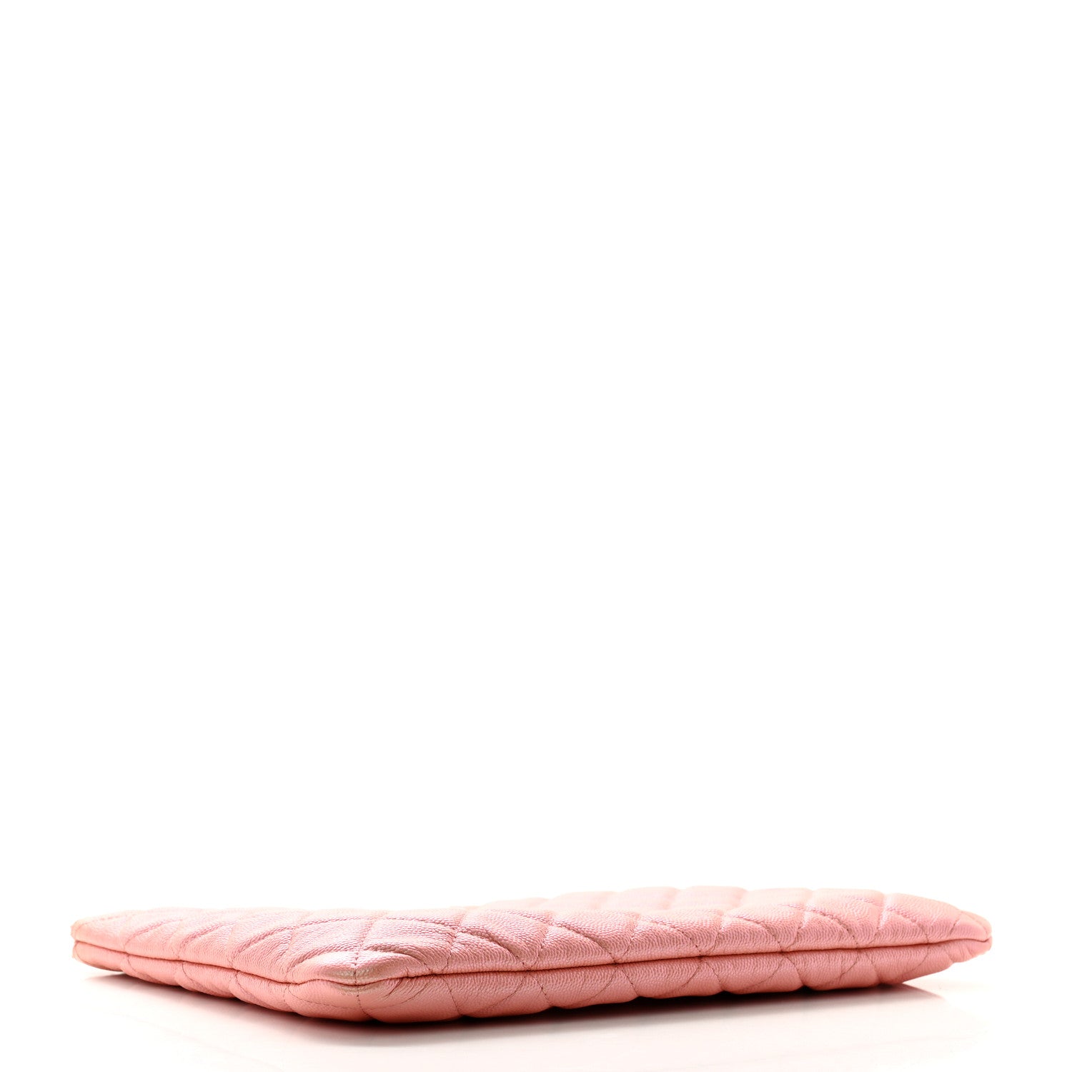 Chanel Iridescent Caviar Quilted Medium Cosmetic Case Rose Pink 4 of 11