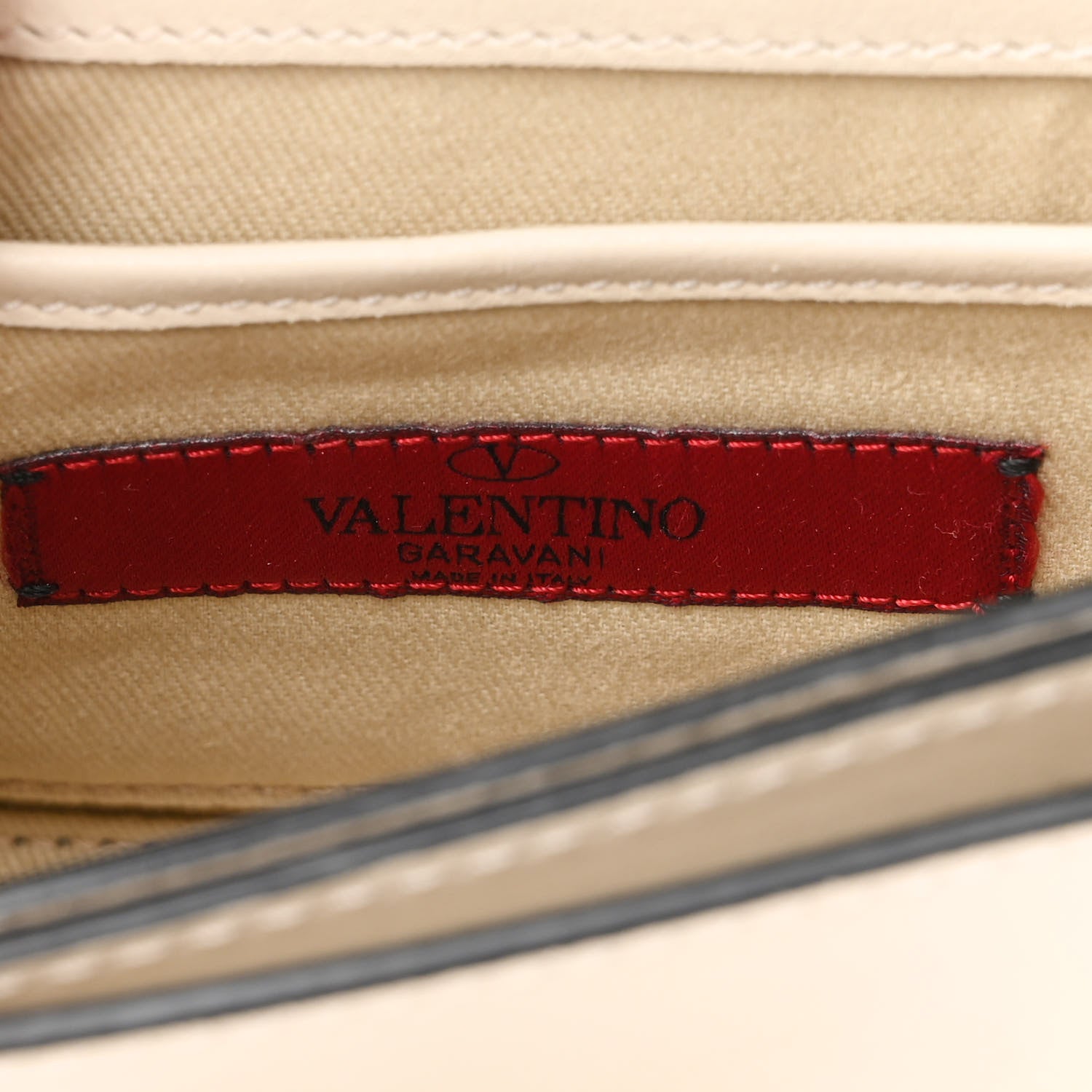 Valentino Garavani Vitello Rockstud Flap Crossbody Bag Light Ivory 6 of 8