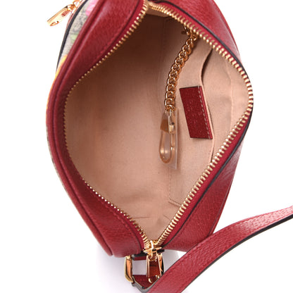 Gucci GG Supreme Monogram Flora Web Mini Ophidia Shoulder Bag Red 4 of 4