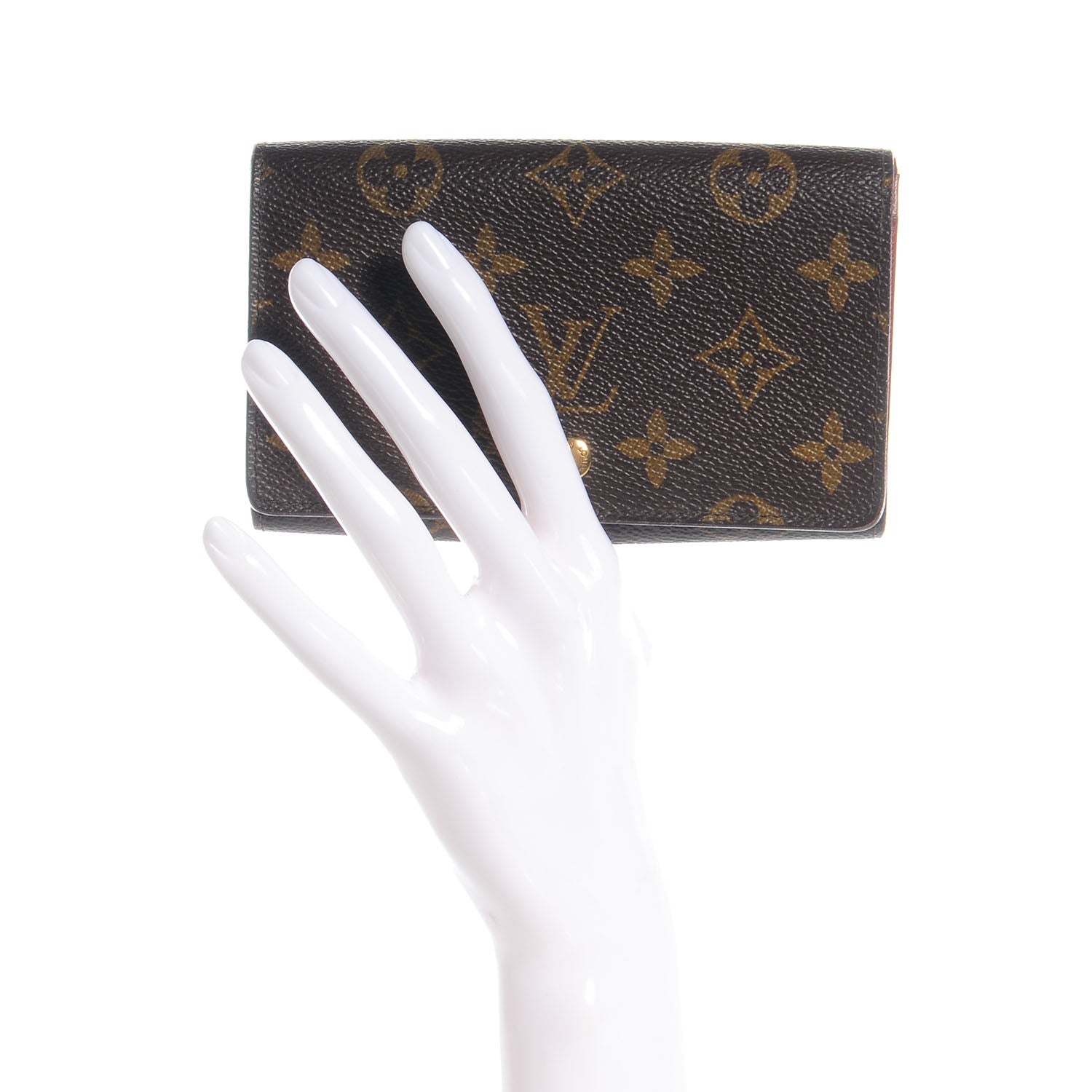 Louis Vuitton Monogram Porte-Monnaie Tresor Wallet 2 of 6