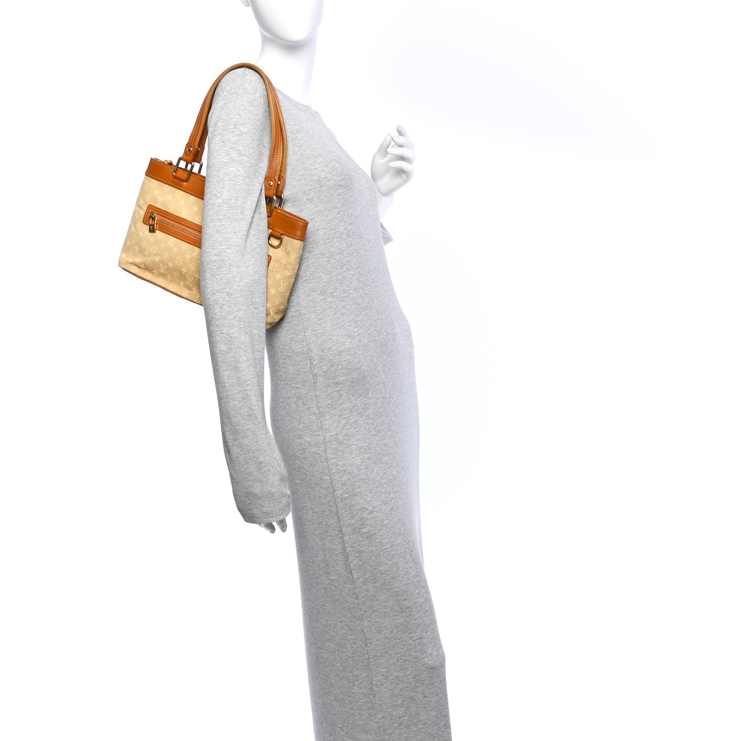Louis Vuitton Mini Monogram LUCILLE PM Beige 2 of 10