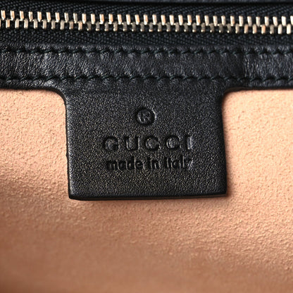 Gucci Calfskin Web Tiger Embroidered Large Dionysus Hobo Black 6 of 8