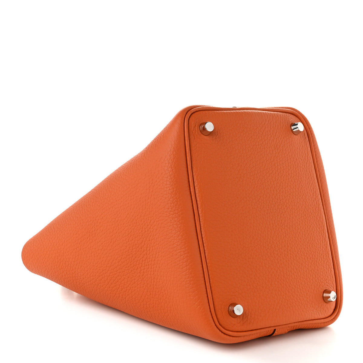 Hermes Taurillon Clemence Picotin Lock 18 PM Orange 3 of 10
