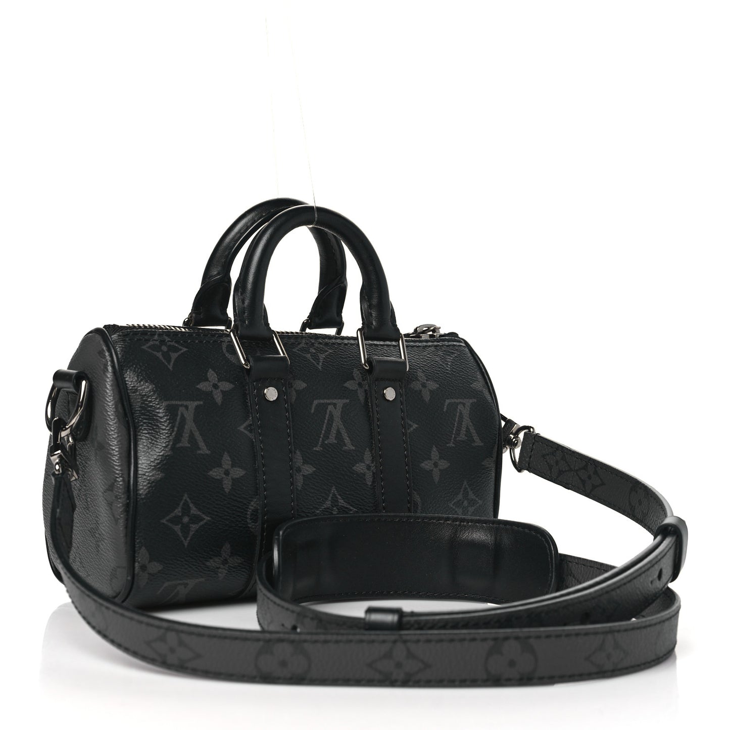 Reverse Monogram Eclipse Keepall XS Black