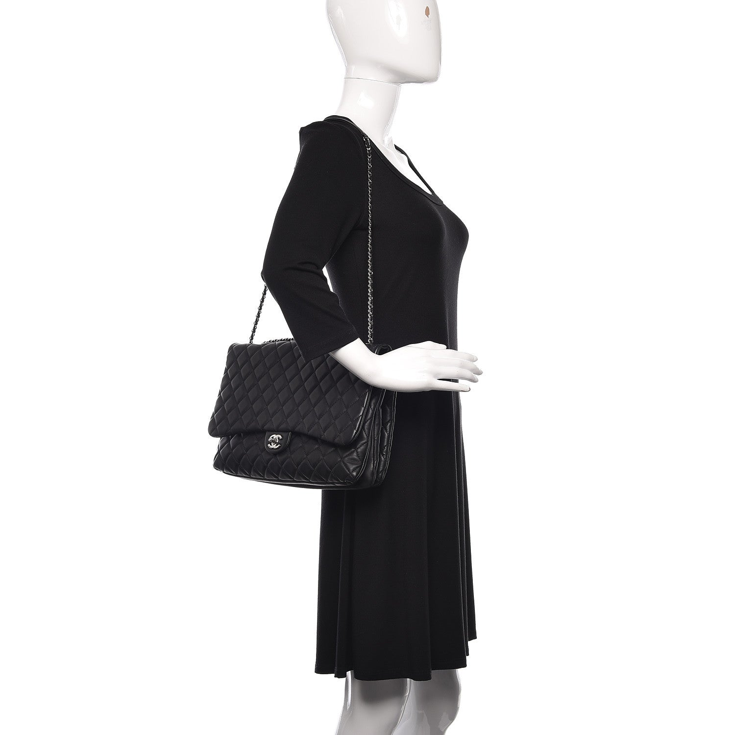 Chanel Calfskin Quilted Tender Touch Flap Bag Black 2 of 12