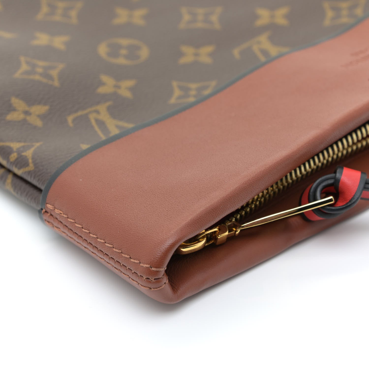 Louis Vuitton Monogram Tuileries Pochette Caramel 10 of 11