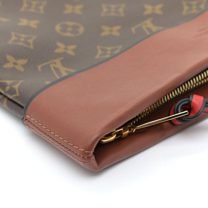 Louis Vuitton Monogram Tuileries Pochette Caramel 10 of 11