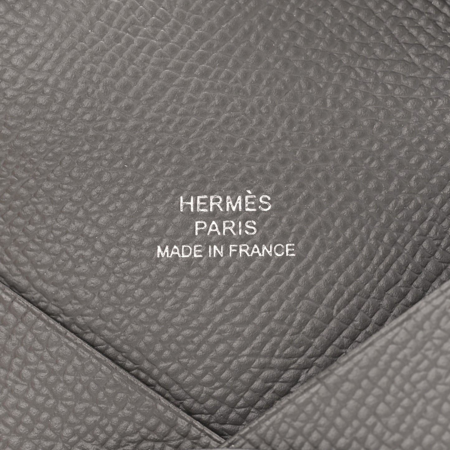 Epsom Calvi Card Case Gris Meyer