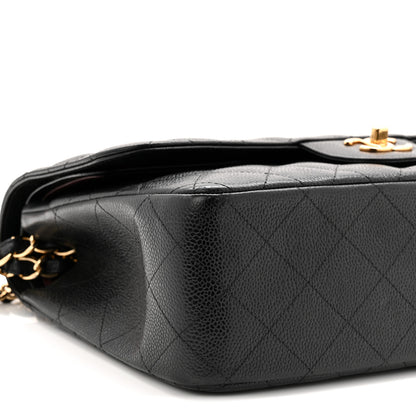 Chanel Caviar Quilted Jumbo Double Flap Black 9 of 10