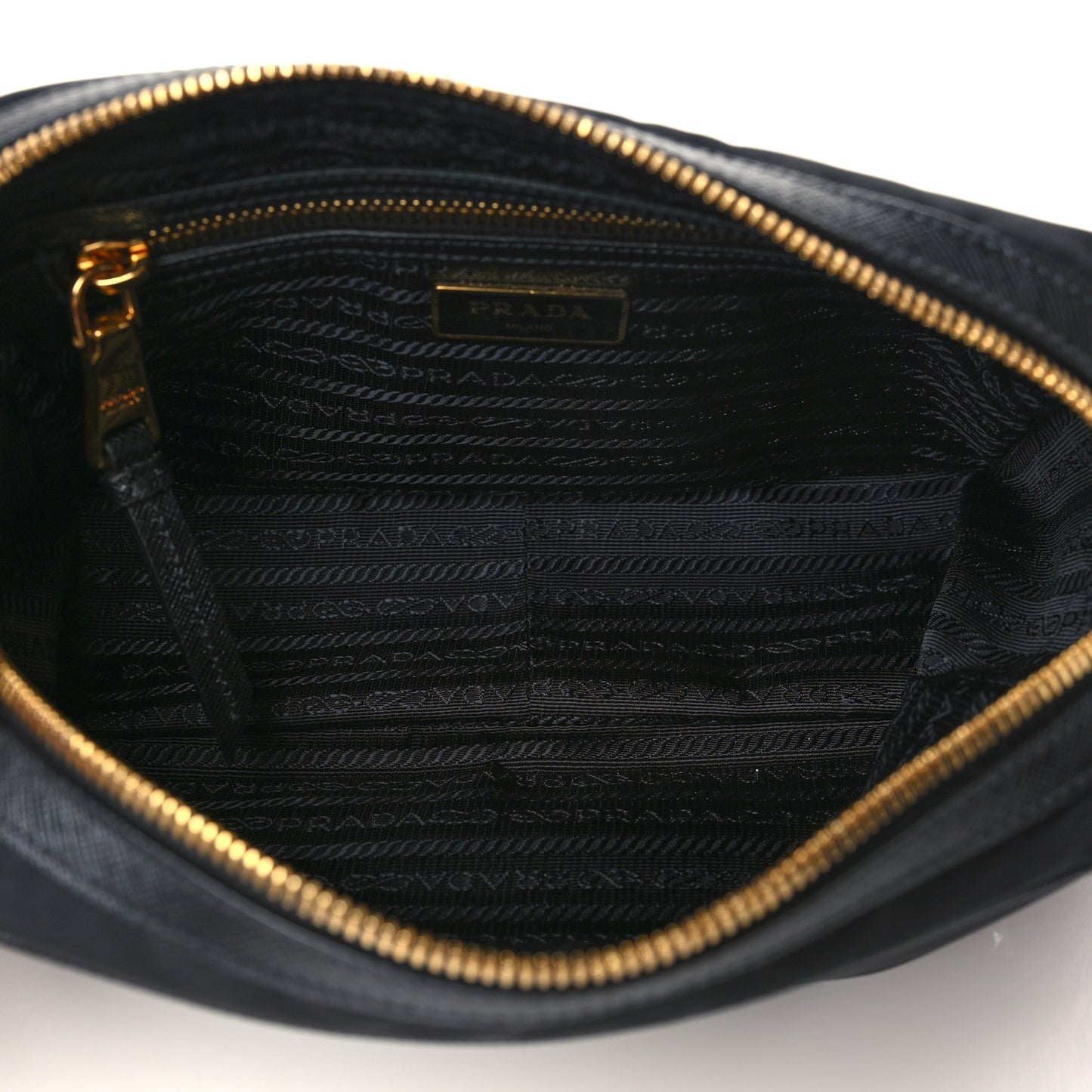 Tessuto Nylon Soft Calf Camera Bag Black