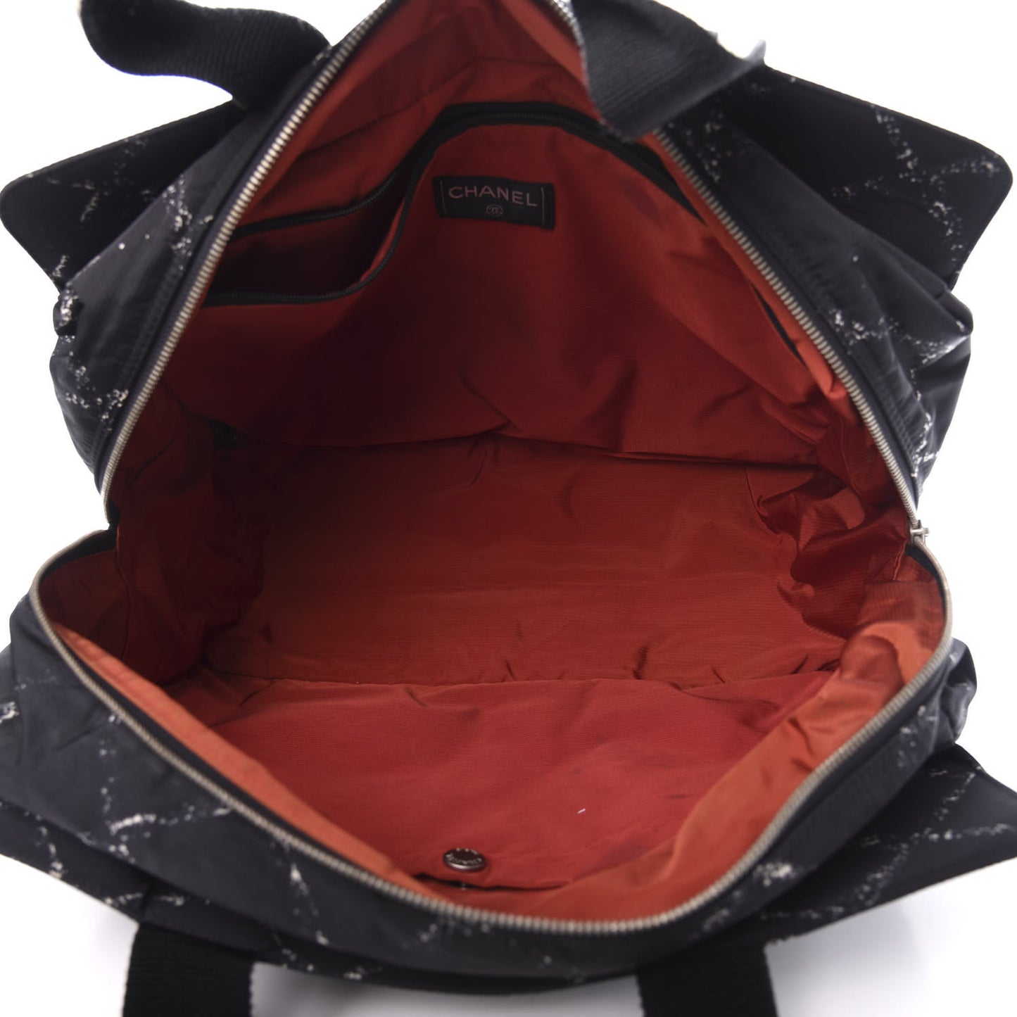 Nylon Travel Duffel Bag Black