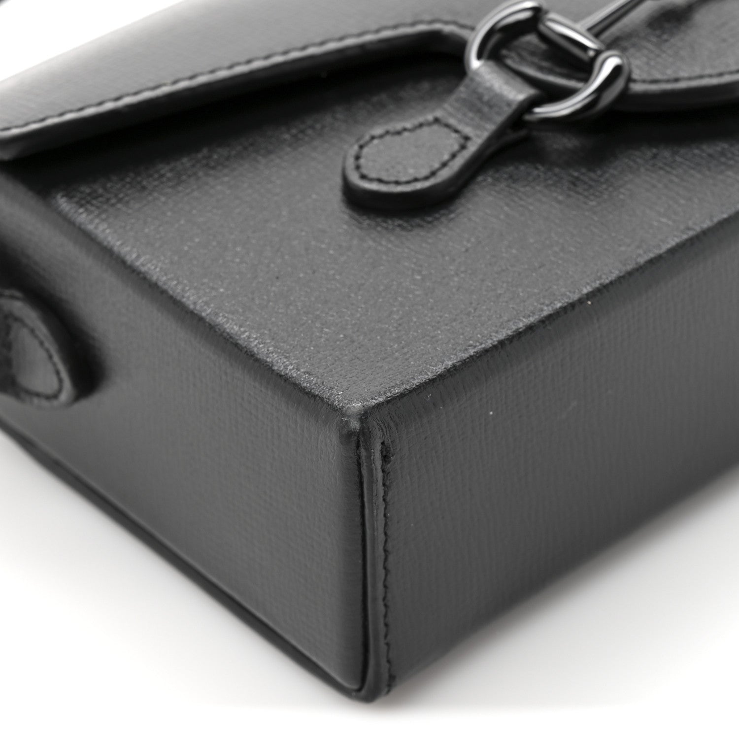 Gucci Azalea Calfskin Monochrome Mini Horsebit 1955 Shoulder Bag