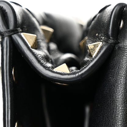 Valentino Garavani Lambskin Medium Rockstud Spike Shoulder Bag Black 11 of 11