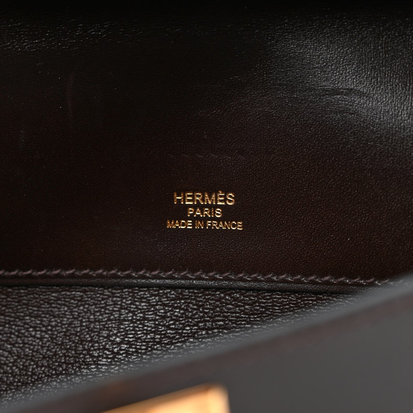 Box Kelly Cut Clutch Chocolate