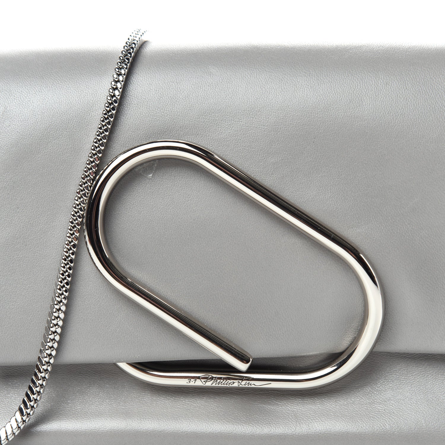 3.1 Phillip Lim Calfskin Micro Alix Crossbody Bag Cement 10 of 10
