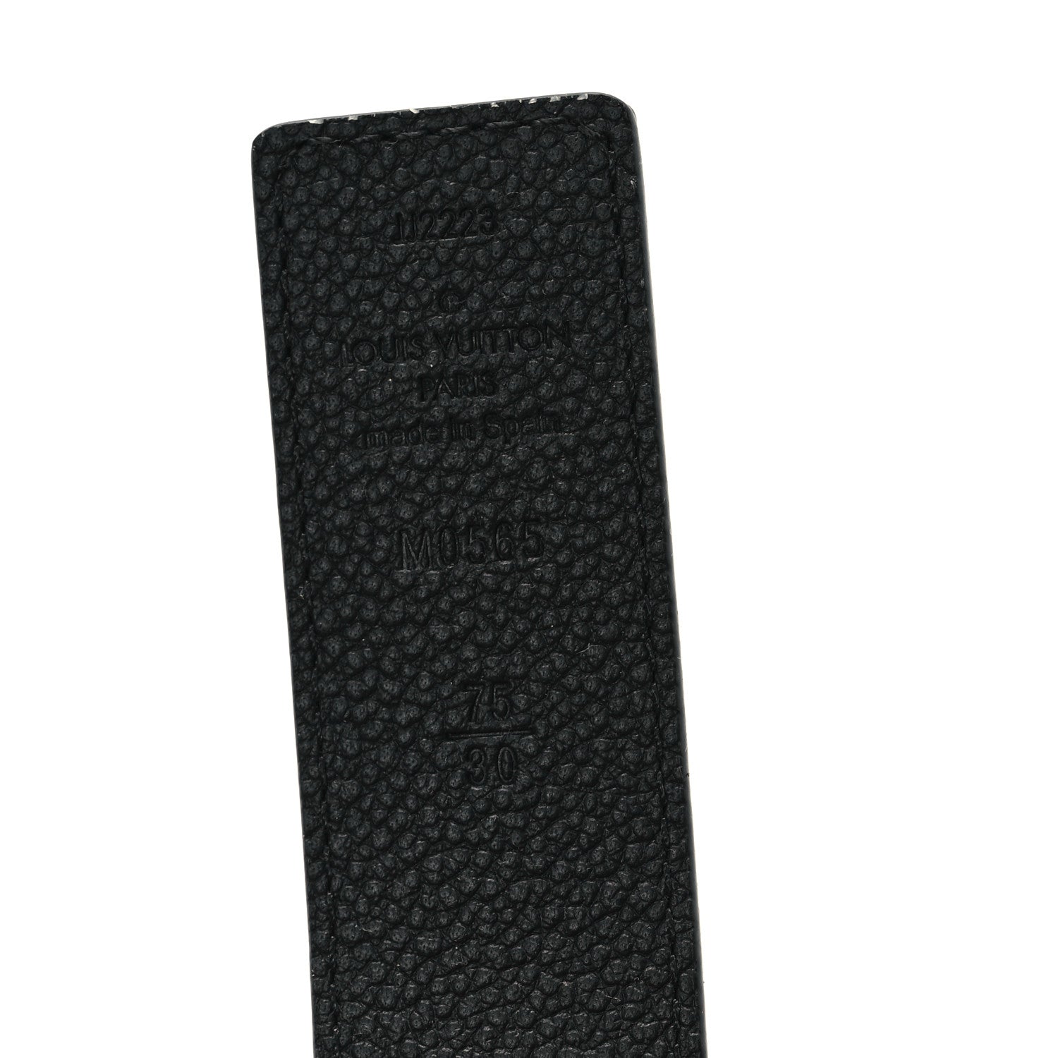 Louis Vuitton Calfskin Monogram 30mm LV Initiales Reversible Belt 75 30 Black 3 of 4
