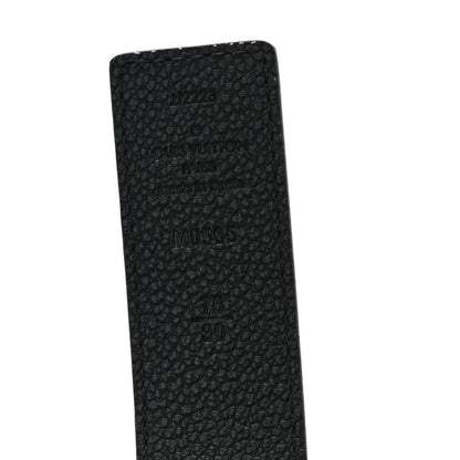 Louis Vuitton Calfskin Monogram 30mm LV Initiales Reversible Belt 75 30 Black 3 of 4
