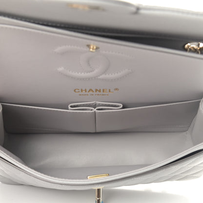 Chanel Caviar Quilted Small Double Flap Grey 4 of 4