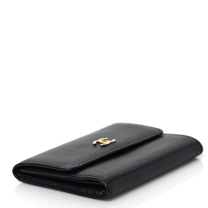 Chanel Goatskin CC Flap Card Holder Black 4 of 6