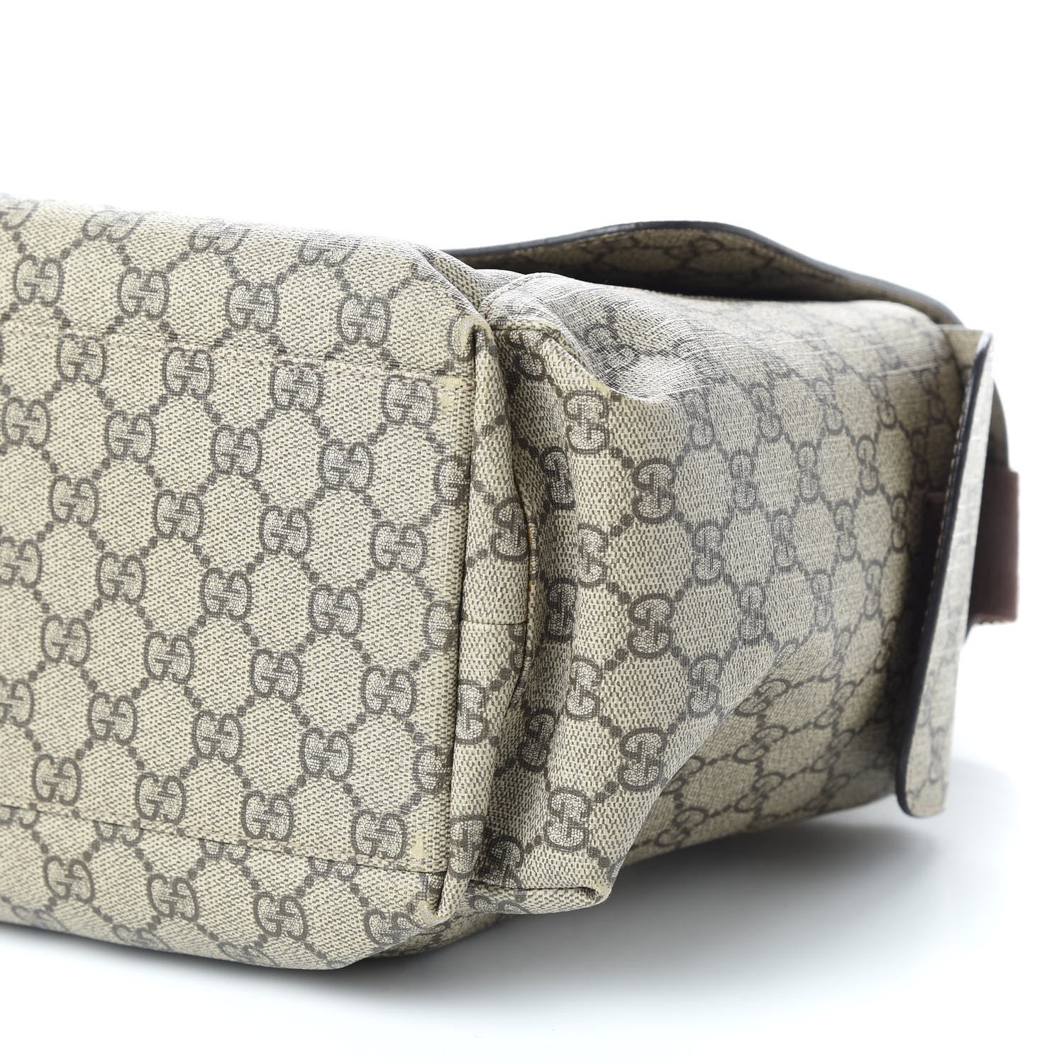 Gucci GG Plus Monogram Messenger Diaper Bag Dark Brown 7 of 11