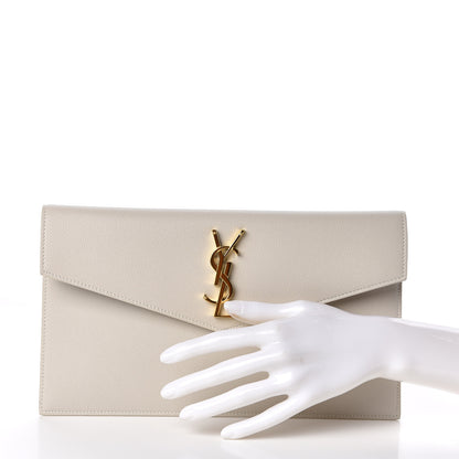 Saint Laurent Grain De Poudre Uptown Pouch Crema Soft 2 of 7