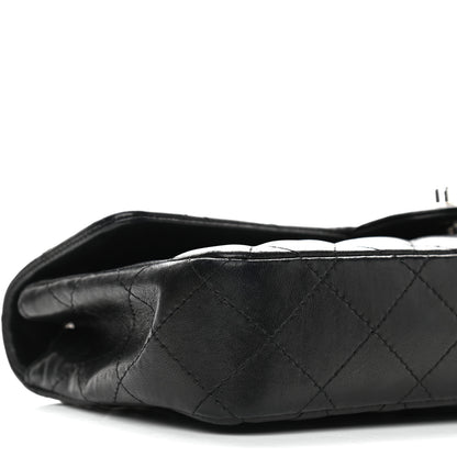 Chanel Lambskin Quilted East West Flap Black 8 of 12