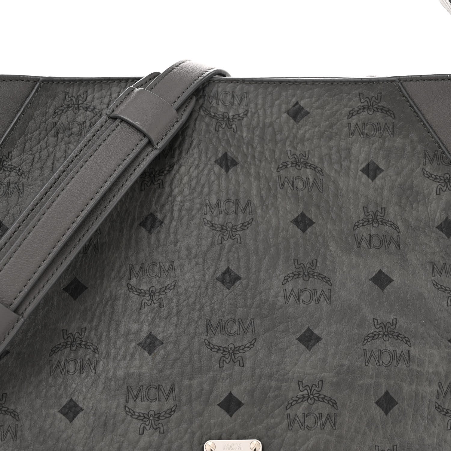 MCM Visetos Medium Klara Hobo Grey 7 of 16