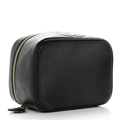 Chanel Caviar Vanity Cosmetic Case Black 3 of 6