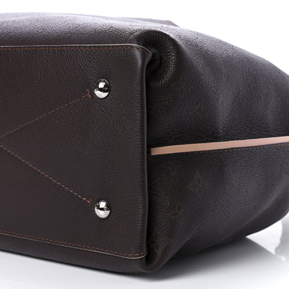 Louis Vuitton Mahina Carmel Hobo Chocolate 10 of 10
