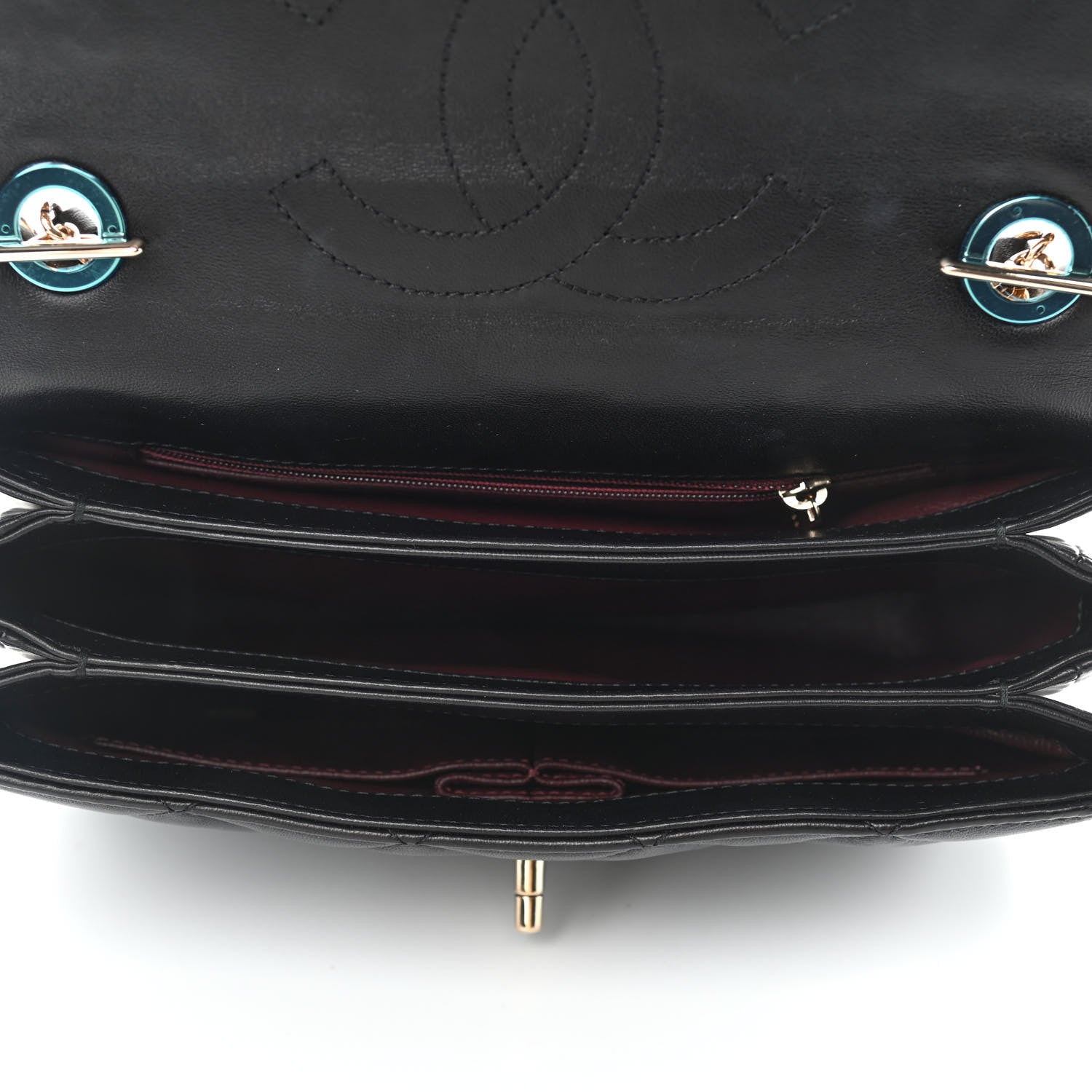Chanel Lambskin Quilted Small Trendy CC Dual Handle Flap Bag Black 5 of 11