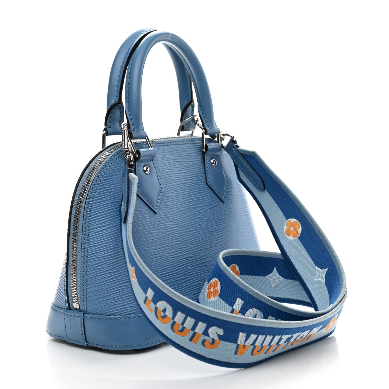 Louis Vuitton Epi Jacquard Alma BB Bleuet 3 of 10