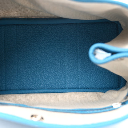 Hermes Negonda Garden Party 30 TPM Bleu Zanzibar 4 of 9