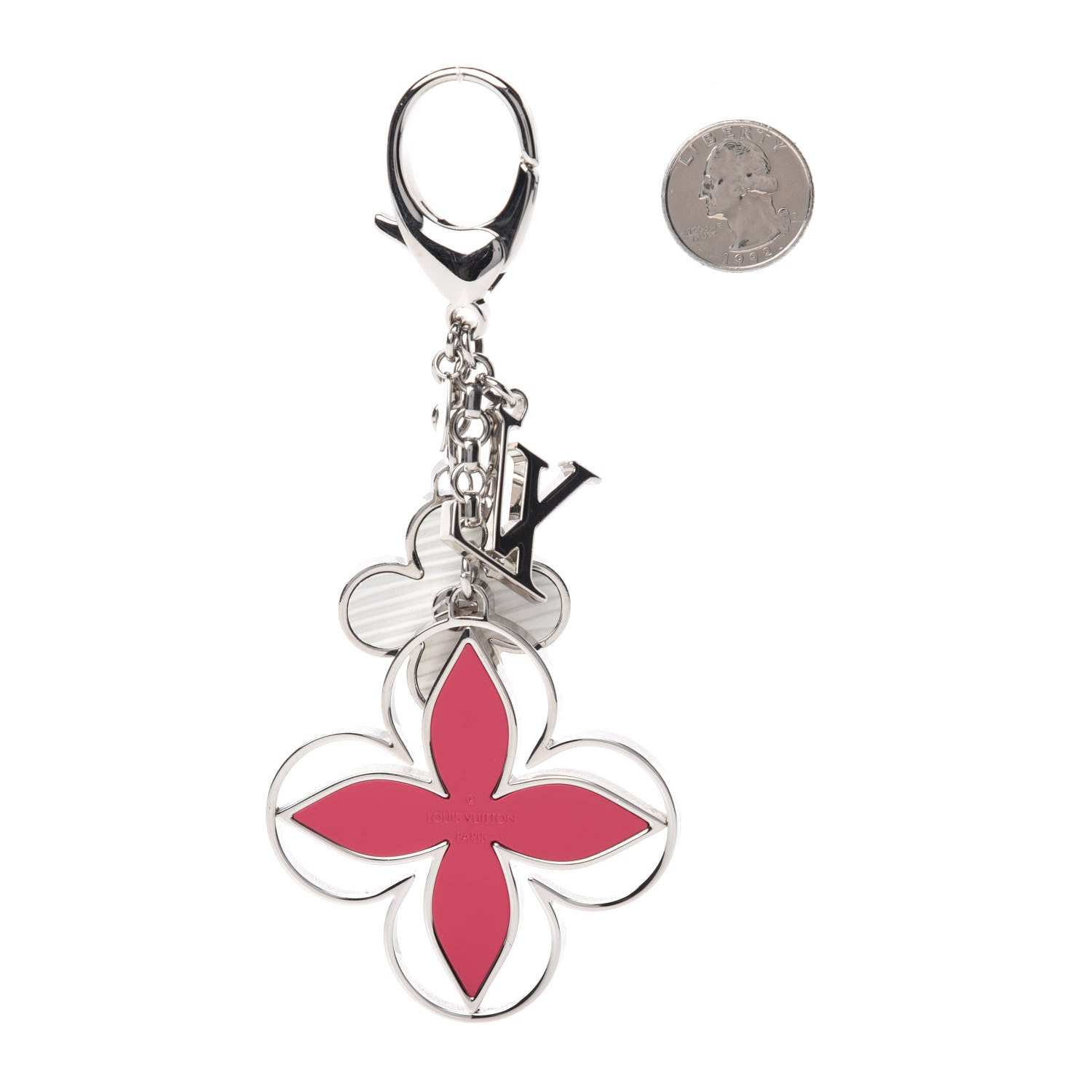 Louis Vuitton Epi Rimy Bag Charm Pink 2 of 4