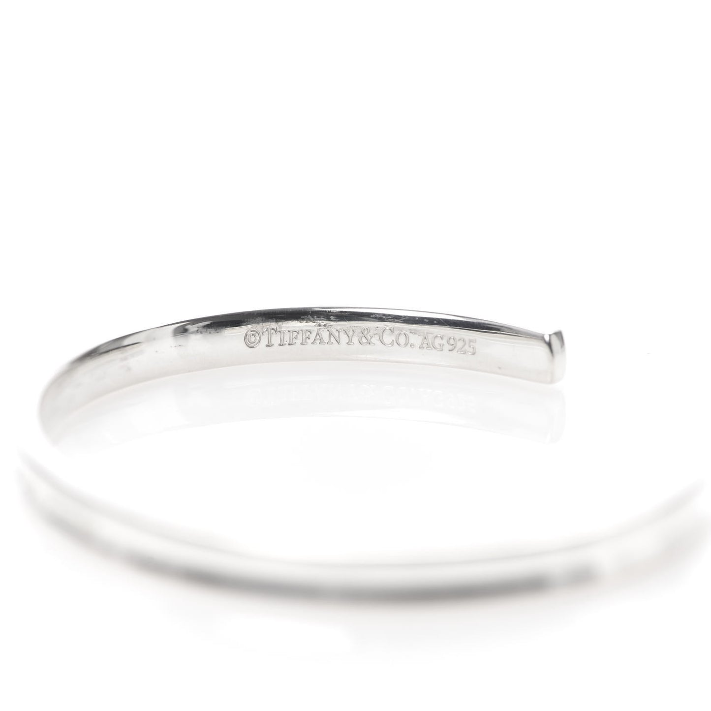 Sterling Silver Narrow 1837 Cuff Bracelet