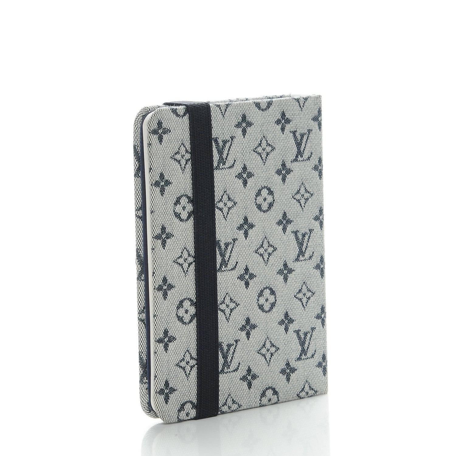 Louis Vuitton Mini Lin Notebook Blue 3 of 7