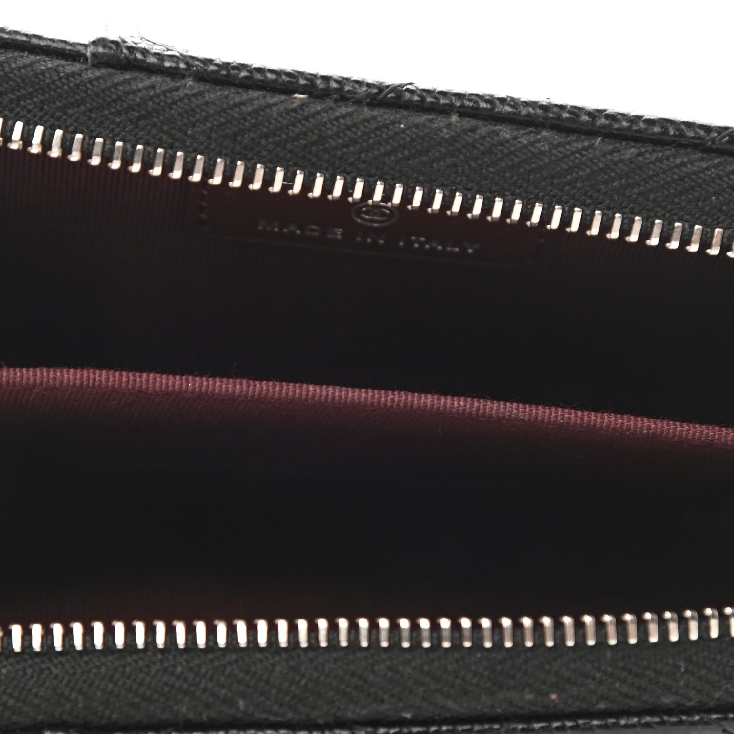 Chanel Caviar Quilted Zip Card Holder Black 5 of 8